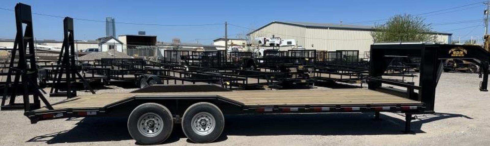 New 2025 Road Boss 102"x24' Gooseneck Lowstyle Equipment Trailer