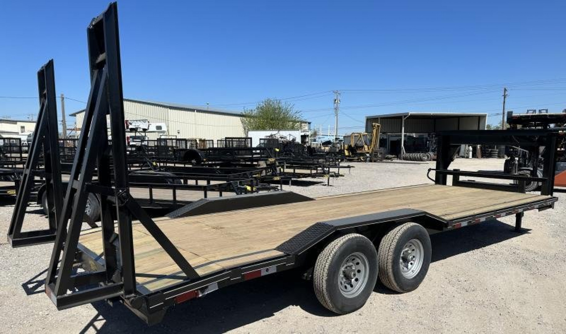 New 2025 Road Boss 102"x24' Gooseneck Lowstyle Equipment Trailer