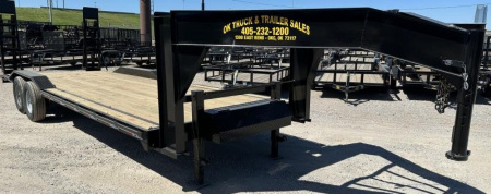 New 2025 Road Boss 102"x24' Gooseneck Lowstyle Equipment Trailer