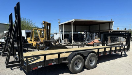 New 2025 Road Boss 83x24 Gooseneck Lowstyle Pipe rail Equipment Trailer