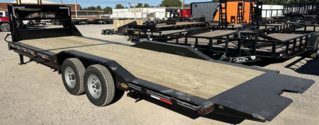 New 2025 East Texas 102"x24' Gooseneck Lowstyle Driver over fender Tilt Trailer
