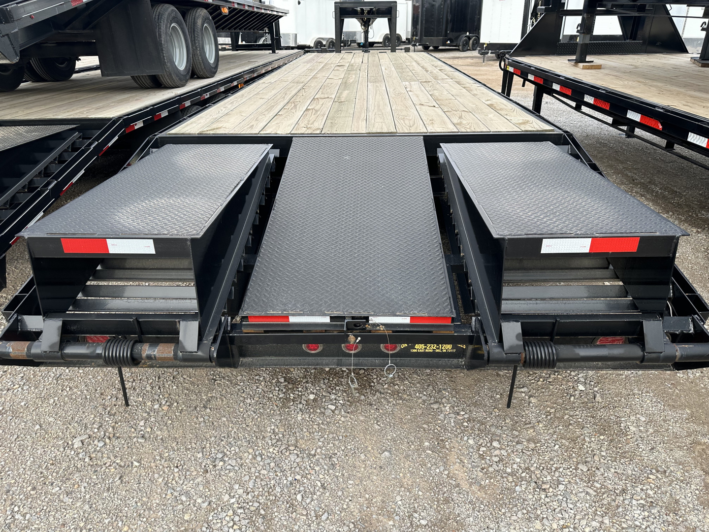 New 2026 Road Boss 25' Tandem Dual Gooseneck Combo Dove Equipment Trailer