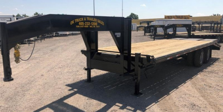 New 2025 Road Boss 25' Tandem Dual Gooseneck Combo Dove Equipment Trailer