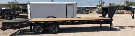 New 2025 Road Boss 25' Tandem Dual Gooseneck Combo Dove Equipment Trailer