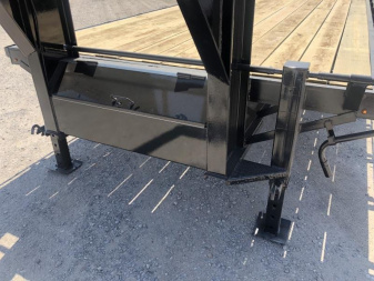 New 2025 Road Boss 25' Tandem Dual Gooseneck Combo Dove Equipment Trailer