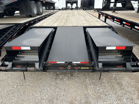 New 2026 Road Boss 25' Tandem Dual Gooseneck Combo Dove Equipment Trailer