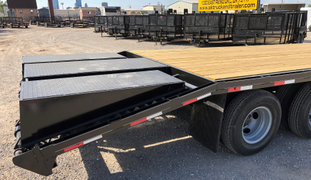 New 2026 Road Boss 25' Tandem Dual Gooseneck Combo Dove Equipment Trailer