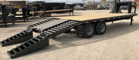 New 2026 Road Boss 25' Tandem Dual Gooseneck Combo Dove Equipment Trailer