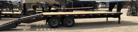 New 2026 Road Boss 25' Tandem Dual Gooseneck Combo Dove Equipment Trailer