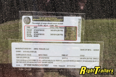New 2025 7x16 Anvil Cargo Trailer