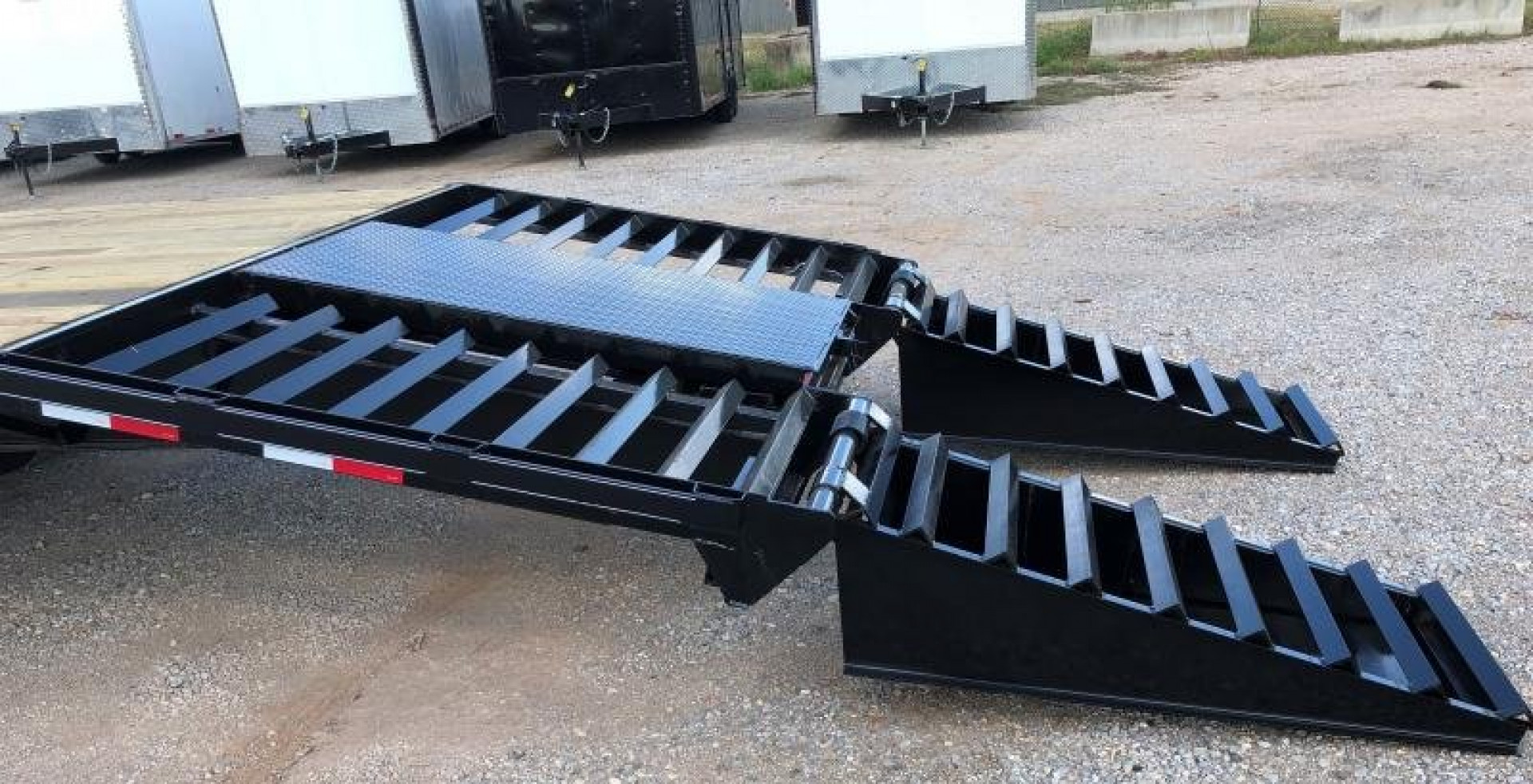 New 2025 Road Boss 40' Tandem Dual Gooseneck Combo Equipment Trailer