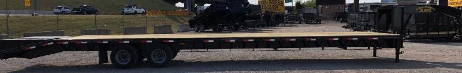 New 2025 Road Boss 40' Tandem Dual Gooseneck Combo Equipment Trailer