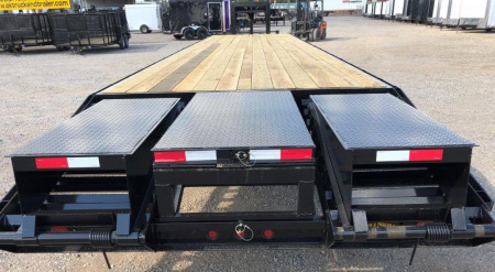 New 2025 Road Boss 40' Tandem Dual Gooseneck Combo Equipment Trailer