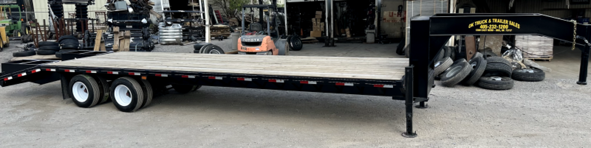 New 2025 Road Boss 32' Tandem 12k Dozer Dove with Hutch Equipment Trailer