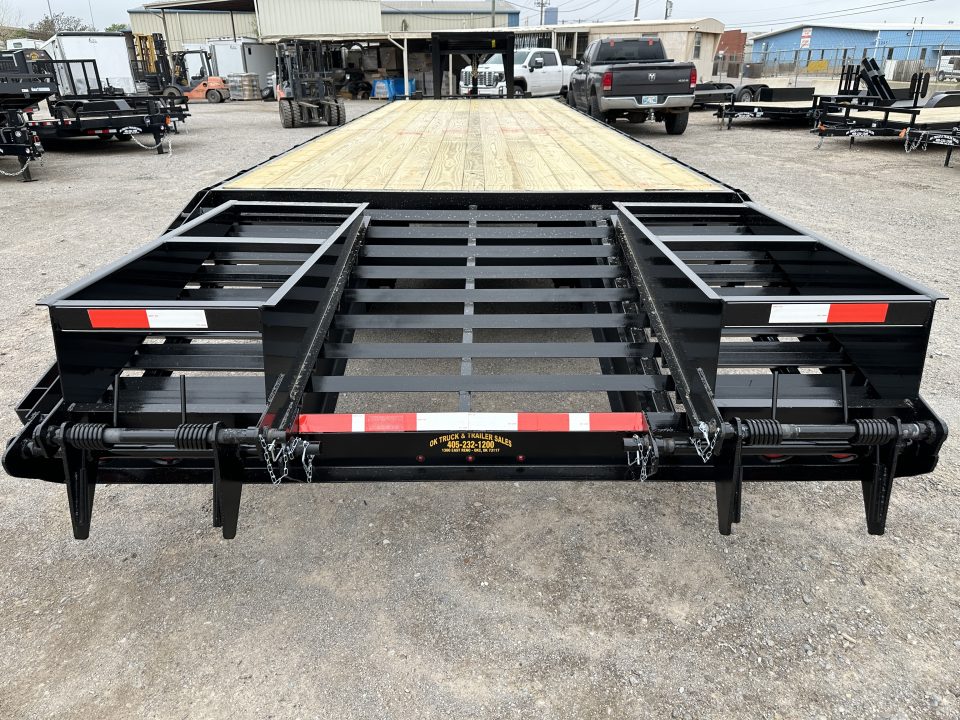 New 2026 Road Boss 32' Tandem 12k Dozer Dove with Hutch Equipment Trailer