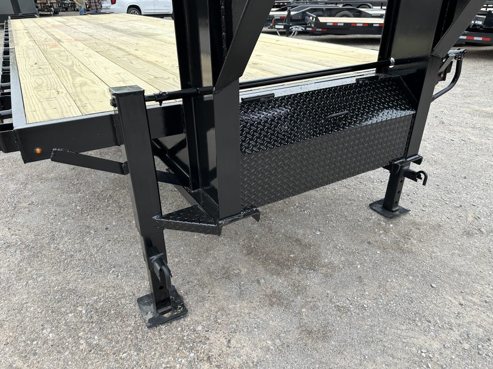 New 2026 Road Boss 32' Tandem 12k Dozer Dove with Hutch Equipment Trailer