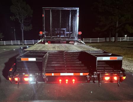 New 2026 Road Boss 32' Tandem 12k Dozer Dove with Hutch Equipment Trailer