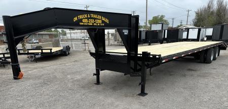 New 2026 Road Boss 32' Tandem 12k Dozer Dove with Hutch Equipment Trailer