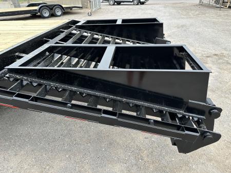 New 2026 Road Boss 32' Tandem 12k Dozer Dove with Hutch Equipment Trailer