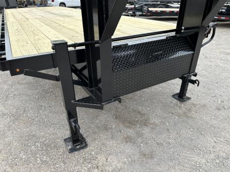 New 2026 Road Boss 32' Tandem 12k Dozer Dove with Hutch Equipment Trailer
