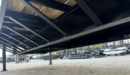 New 2026 Road Boss 32' Tandem 12k Dozer Dove with Hutch Equipment Trailer