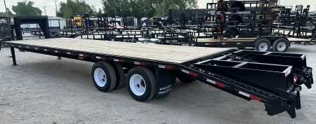 New 2026 Road Boss 32' Tandem 12k Dozer Dove with Hutch Equipment Trailer