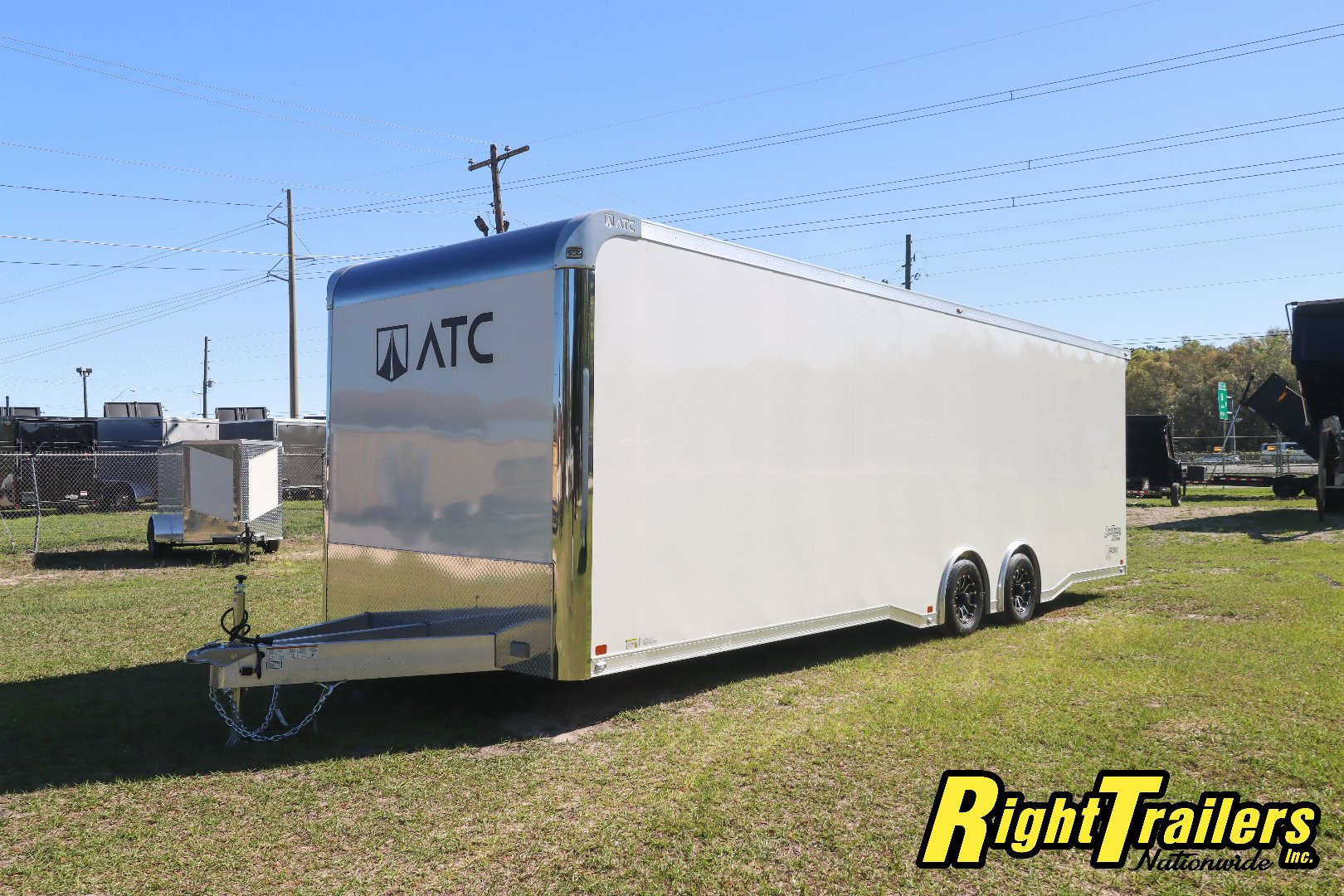 New 2025 8.5X28 ATC RACE TRAILER