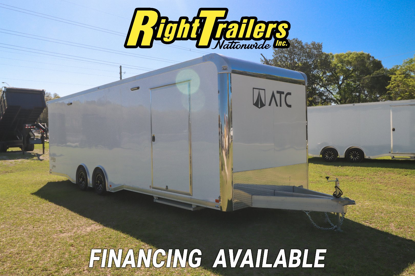 New 2025 8.5X28 ATC RACE TRAILER