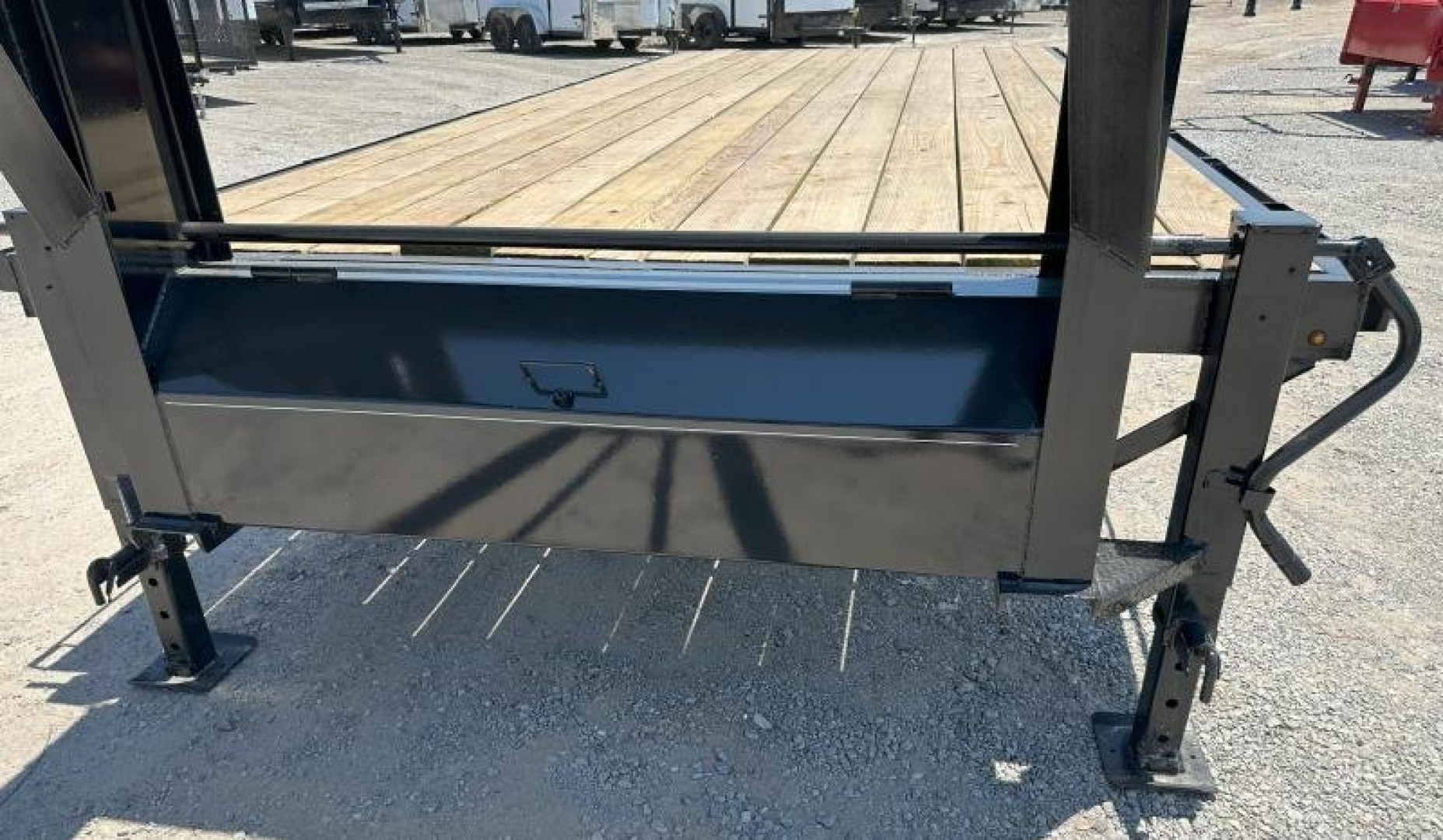 New 2025 Road Boss 20' Tandem Axle Gooseneck Flatbed Equipment Trailer