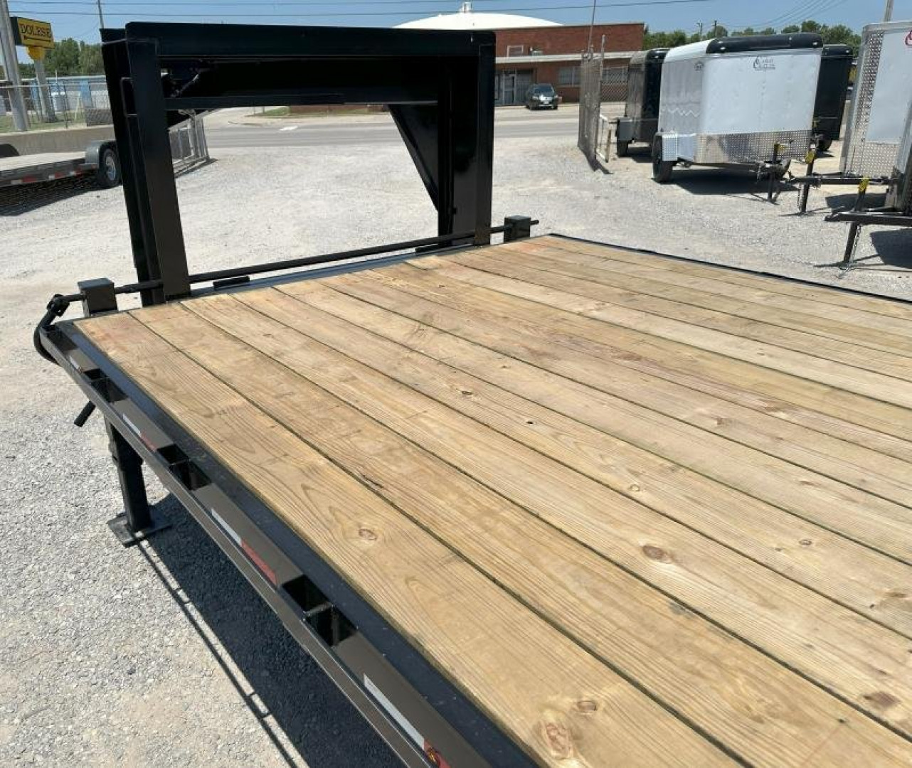 New 2025 Road Boss 20' Tandem Axle Gooseneck Flatbed Equipment Trailer