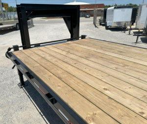 New 2025 Road Boss 20' Tandem Axle Gooseneck Flatbed Equipment Trailer