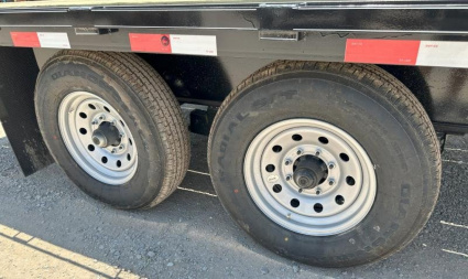 New 2025 Road Boss 20' Tandem Axle Gooseneck Flatbed Equipment Trailer