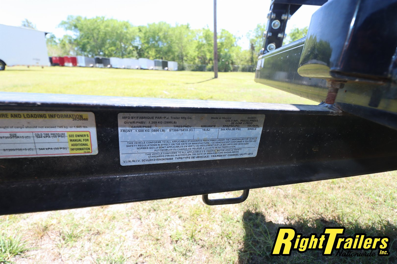 Used 7x12 PJ Utility Trailer