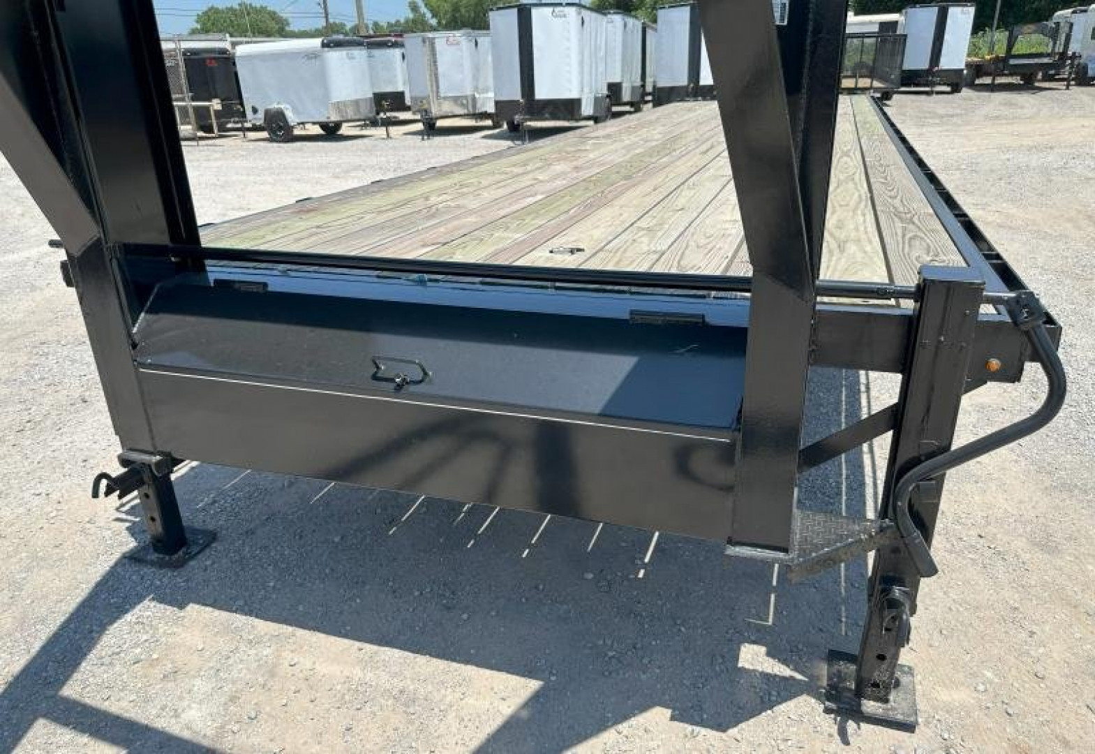 New 2025 Road Boss 32' Tandem Axle Gooseneck Flatbed Equipment Trailer