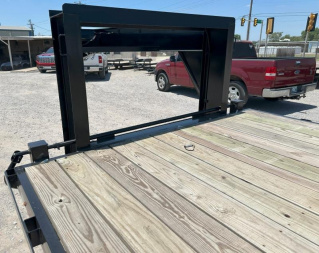 New 2025 Road Boss 32' Tandem Axle Gooseneck Flatbed Equipment Trailer