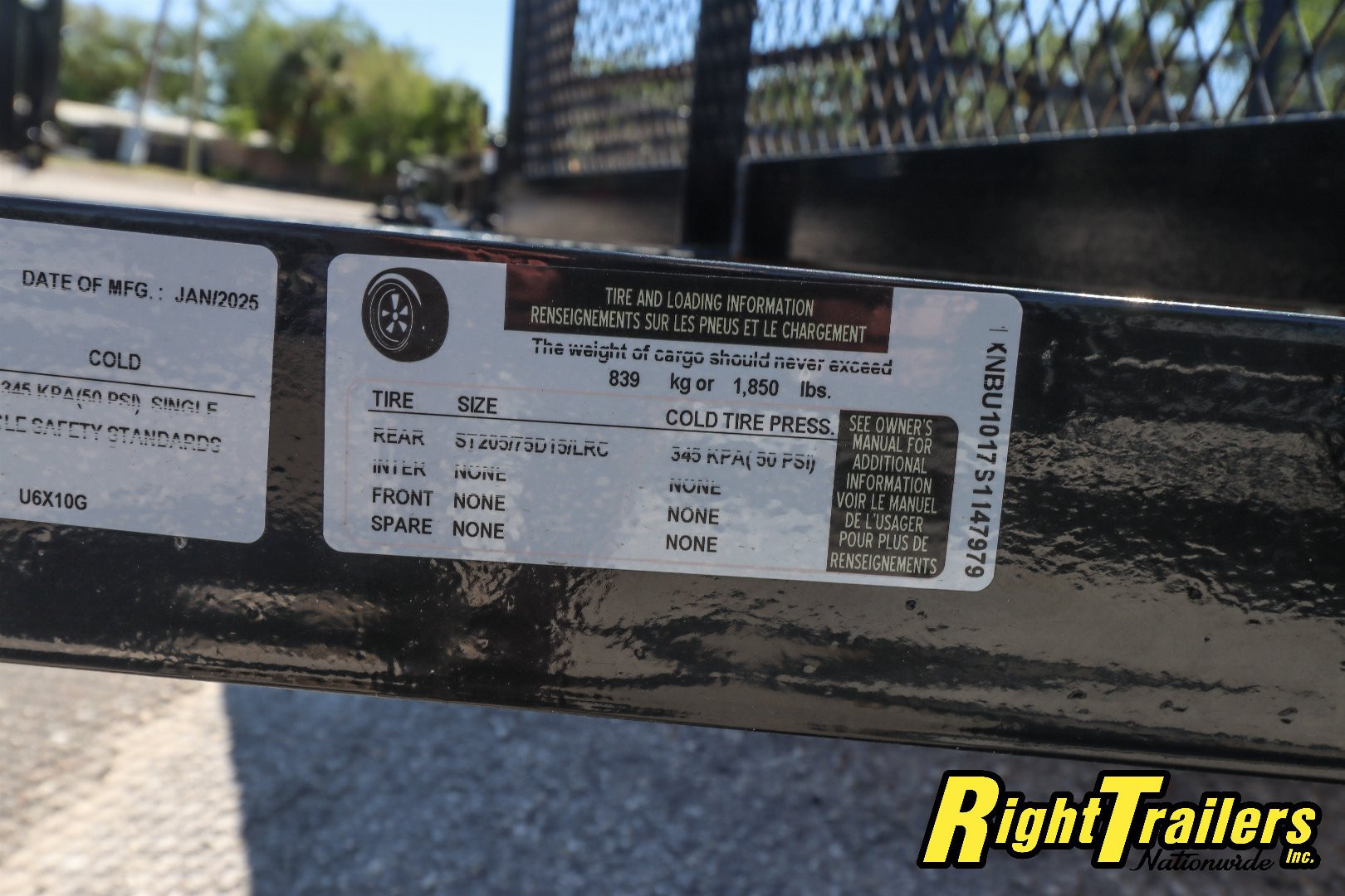 New 2025 6X10 Triple Crown Utility Trailer