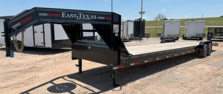 New 2023 East Texas Trailers 83  wide x 36' Tandem Axle Gooseneck Lowstyle  Car Hauler