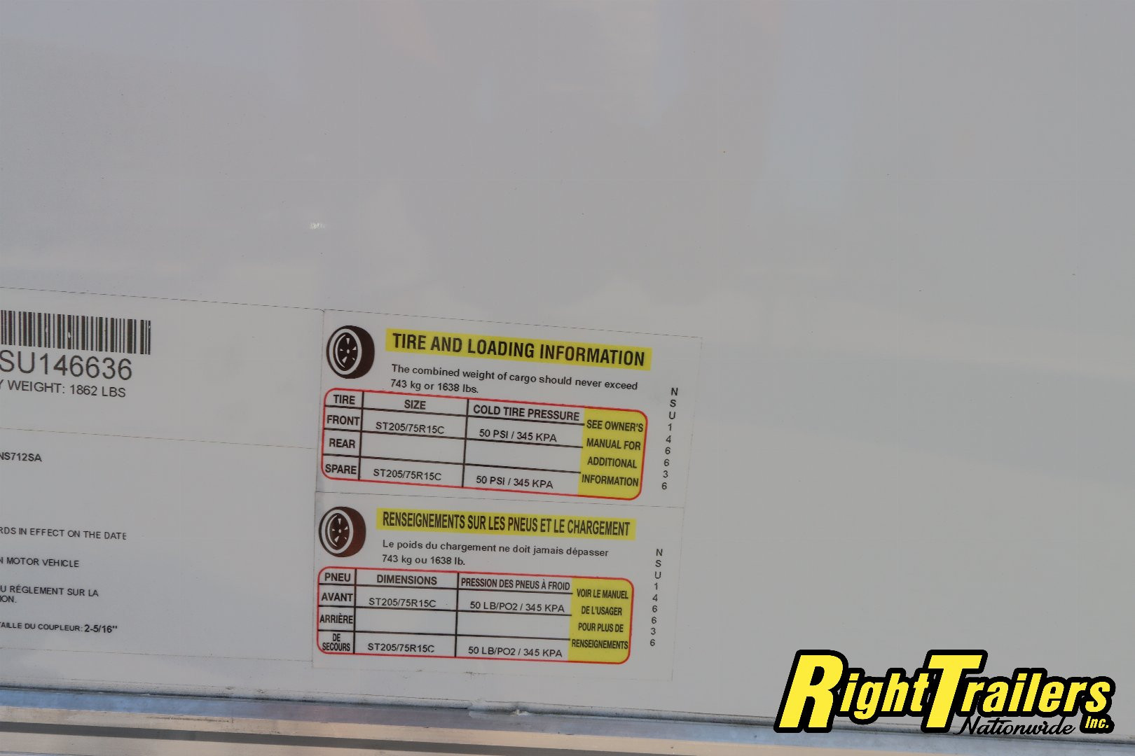 New 2025 7X12 Continental Cargo Trailer