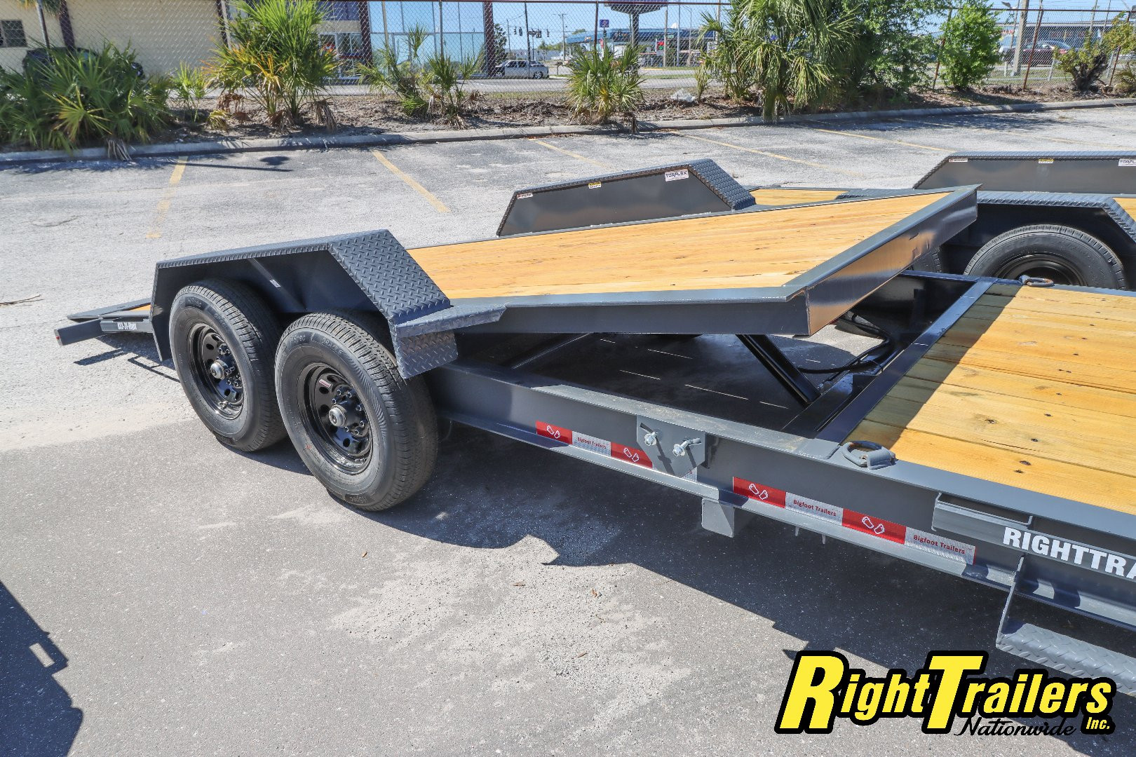 New 2025 7X20 Bigfoot Equipment Trailer