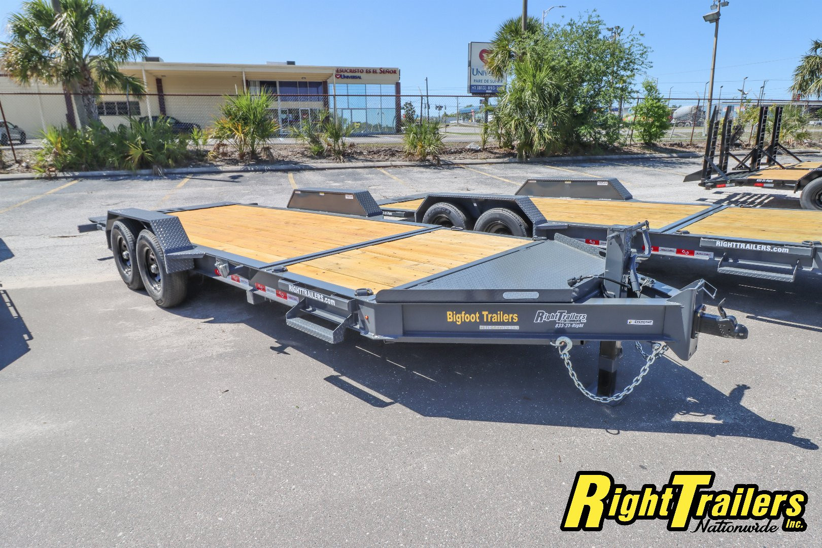 New 2025 7X20 Bigfoot Equipment Trailer