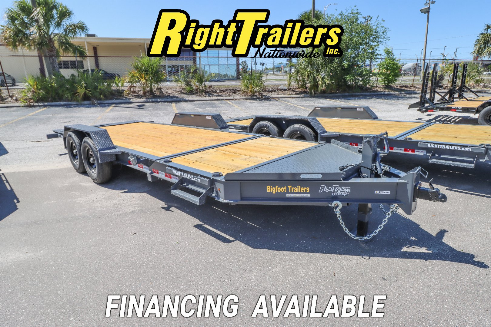 New 2025 7X20 Bigfoot Equipment Trailer
