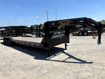 New 2025 East Texas Trailers 102x32' Triple Axle Lowstyle Gooseneck Car Hauler Car Hauler