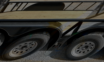New 2025 Road Boss 83" x 16' Bumper Pull Pipe top rail with dove tail & 3' gate Utility Trailer