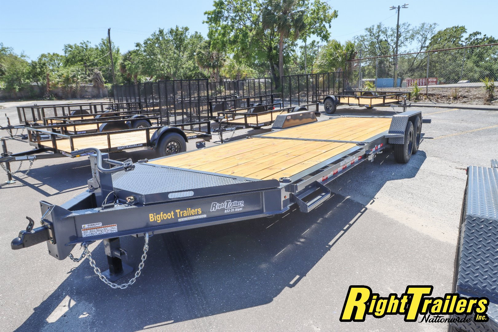 New 2025 7X24 Bigfoot Equipment Trailer