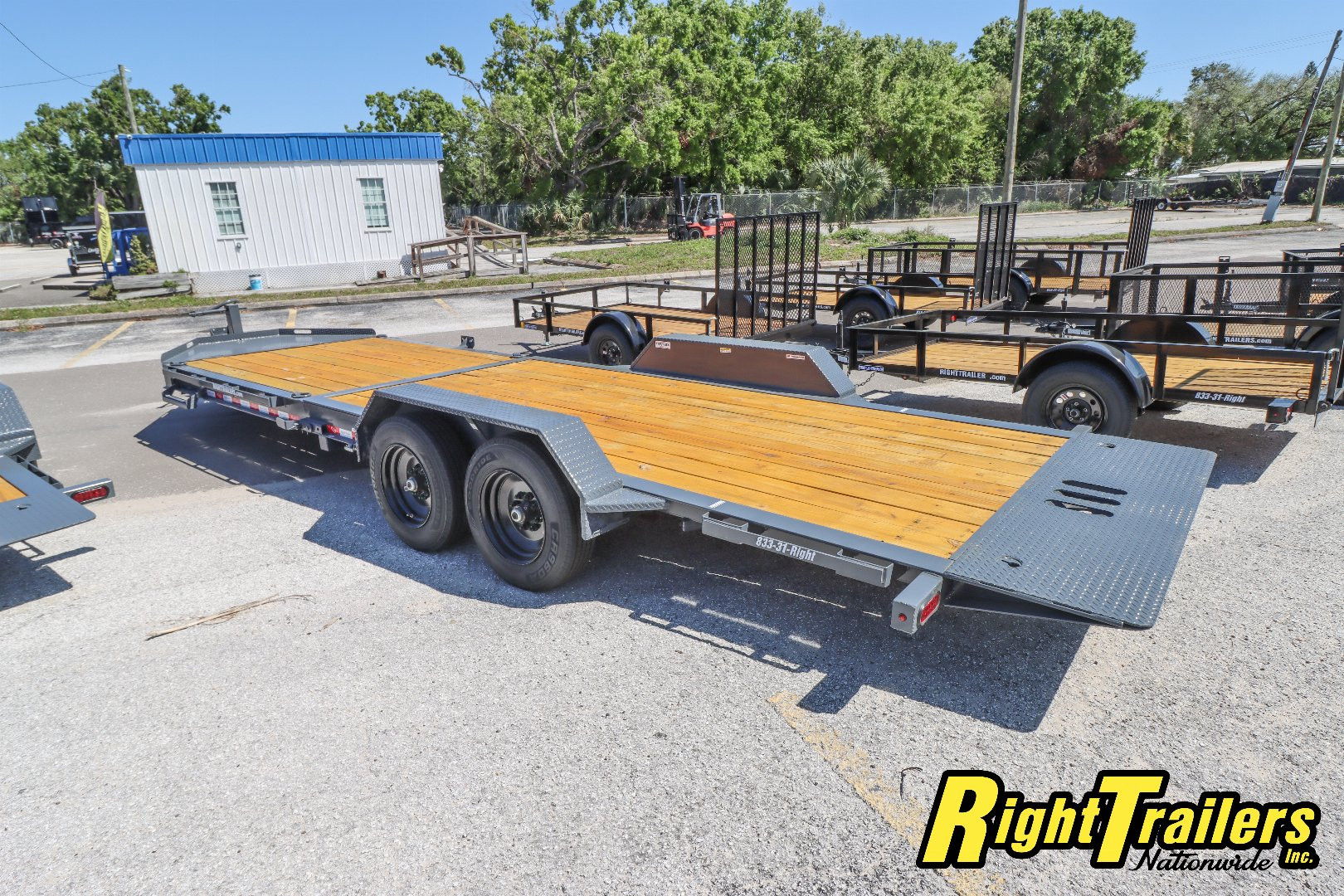 New 2025 7X24 Bigfoot Equipment Trailer