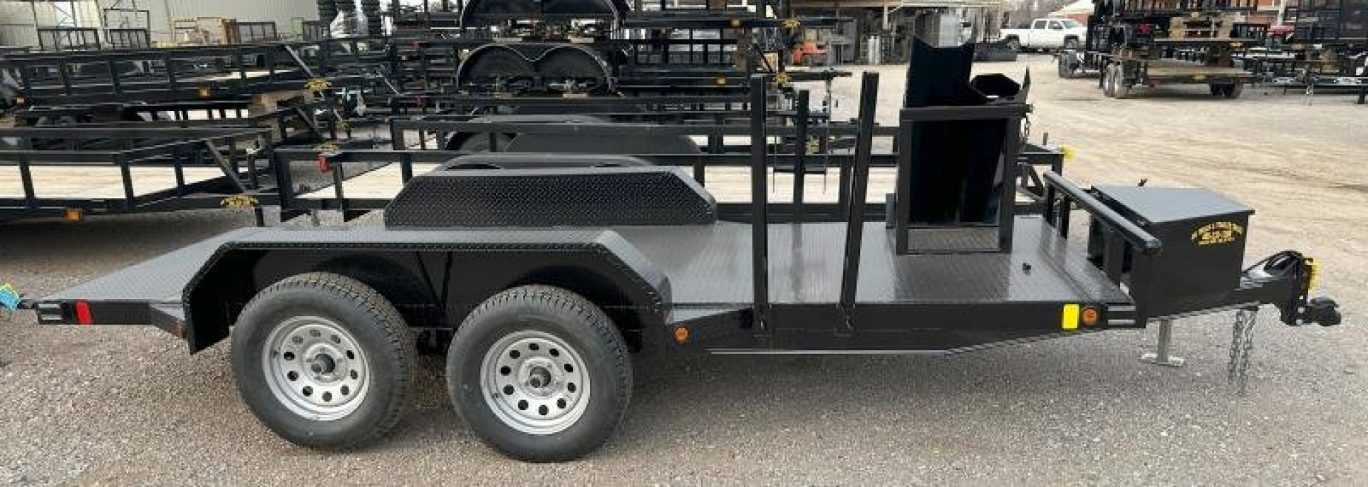 New 2024 East Texas Trailers 5x14 Tandem Axle Welding  Trailer