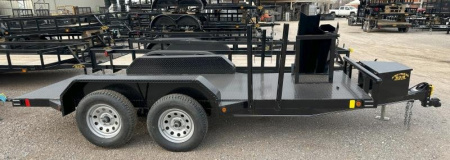 New 2024 East Texas Trailers 5x14 Tandem Axle Welding  Trailer