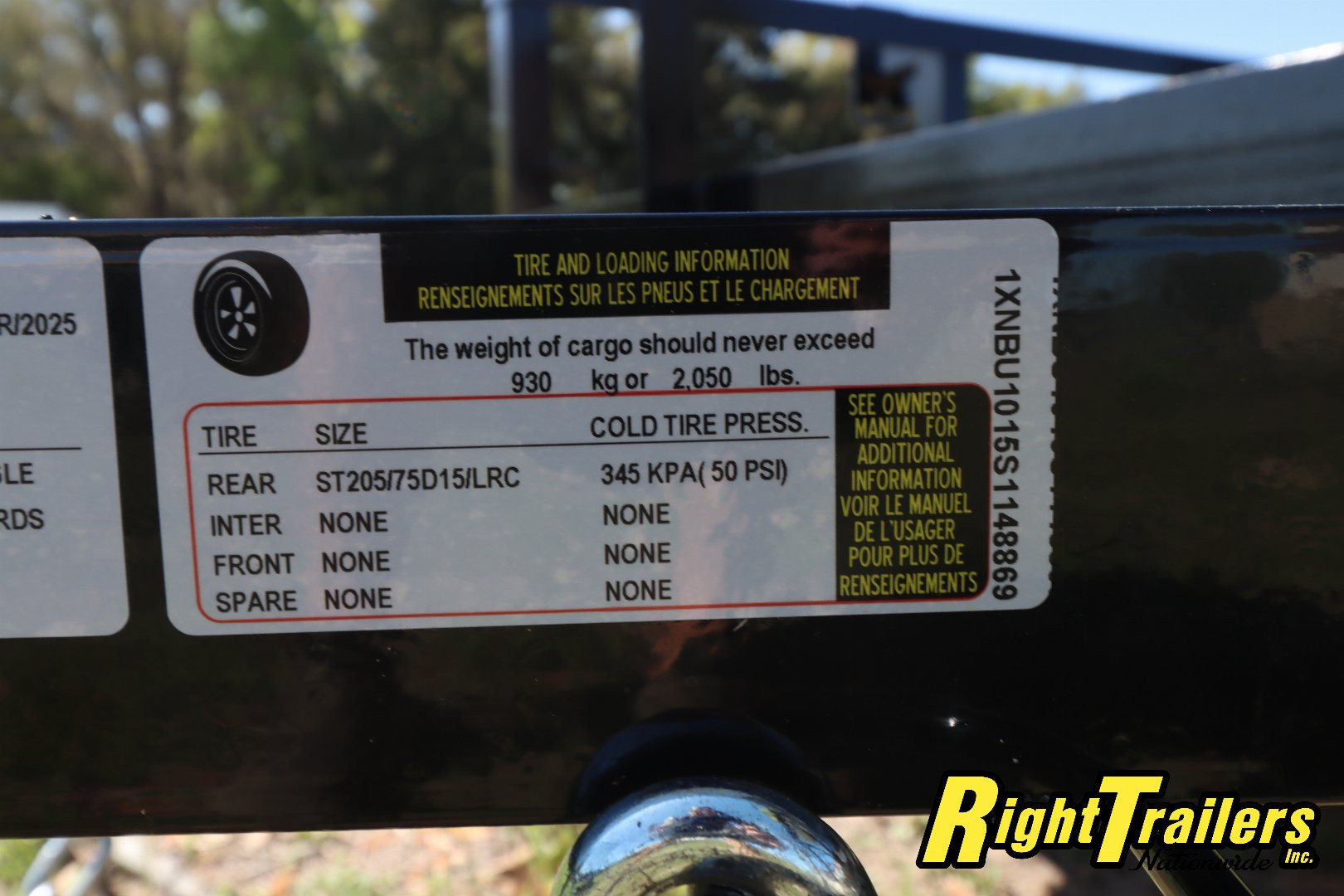 New 2025 5X10 Triple Crown Utility Trailer