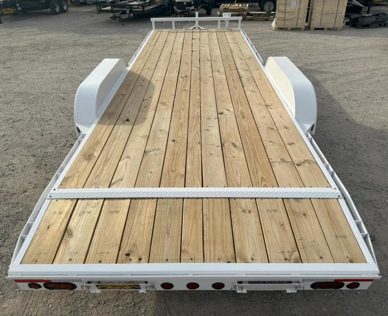 New 2023 East Texas Trailers 83x22 5200 White Car Hauler