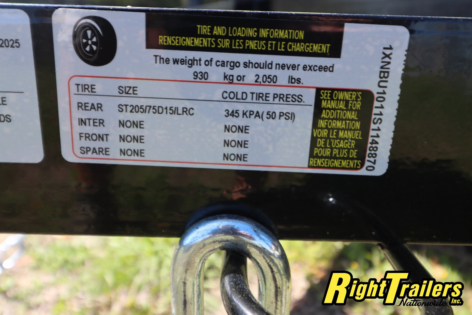 New 2025 5X10 Triple Crown Utility Trailer